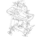 Craftsman 502254173 mower housing suspension diagram