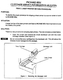 Customer service info. bulletin:purpose/situation/solution
