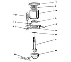 Craftsman 113213100 figure 3 quill assembly diagram