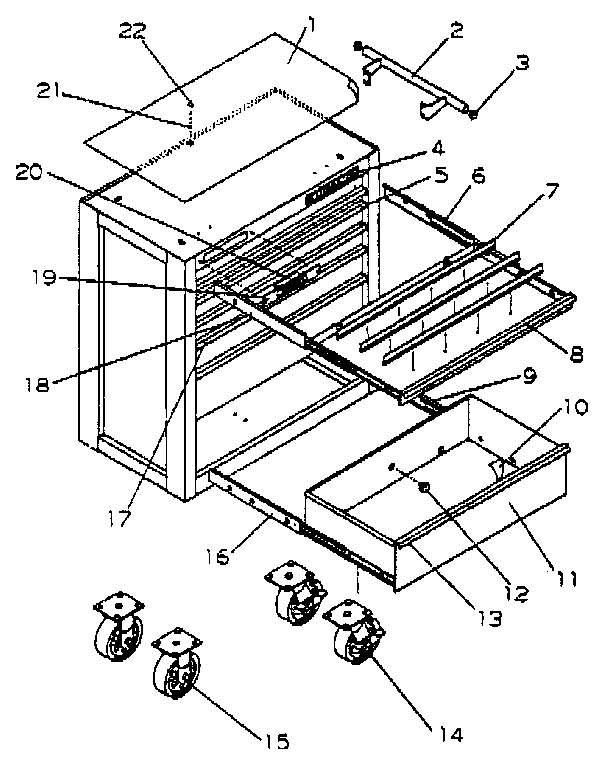 Drawer cabinet