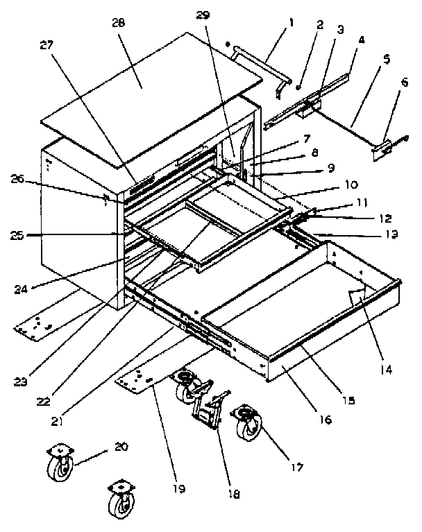 Mobile tool cart