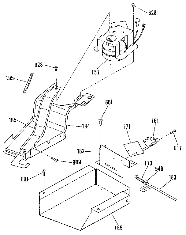 Door lock section