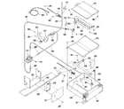 Kenmore 9113672990 broiler and oven burner section diagram