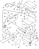 Broiler and oven burner section