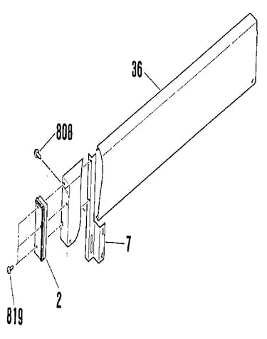 Backguard section