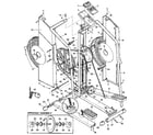 Weslo WL511102 unit parts diagram