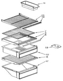 Refrigerator shelf