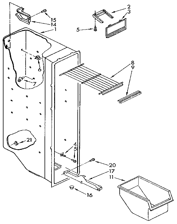 Freezer liner