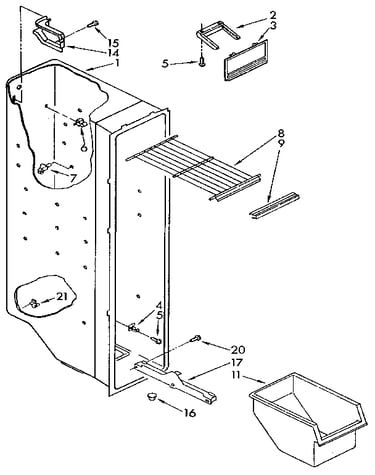Freezer liner