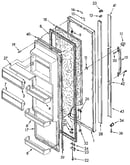 Refrigerator door