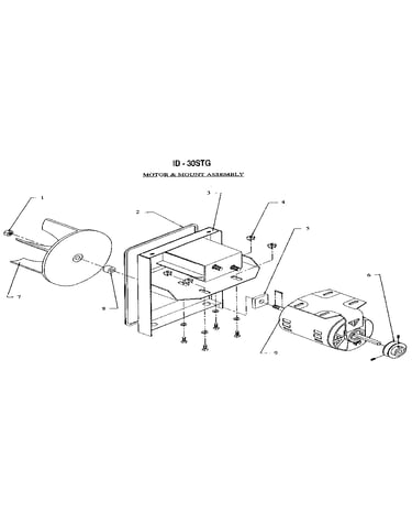 Motor & mount assembly