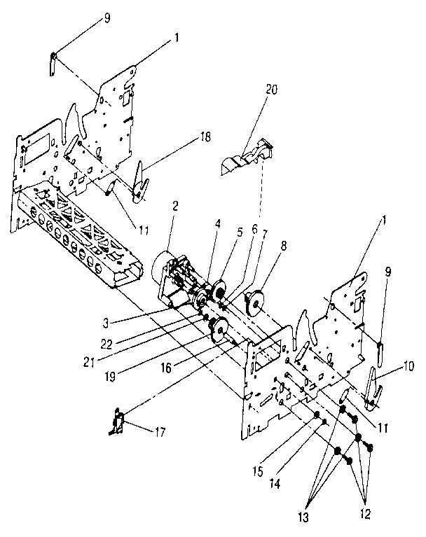 Assembly 2: lower frame