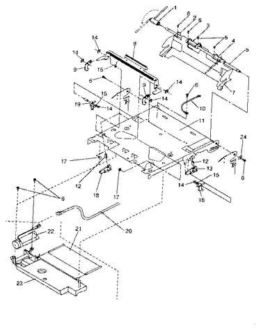 Hinge plate base assembly