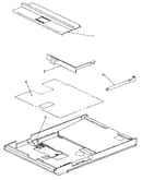 Assembly 10: standard paper tray (200-sheet)