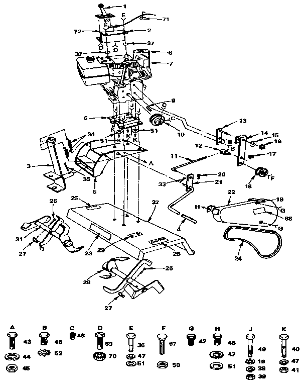 Engine and tines