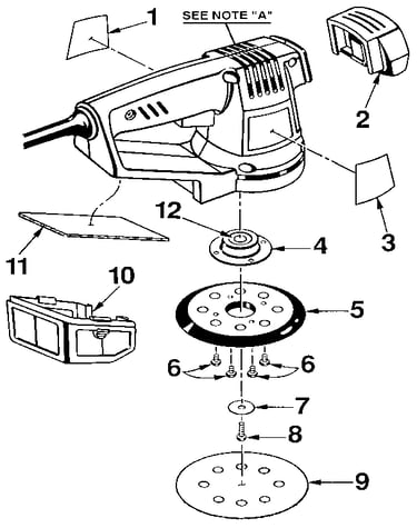 Sanding disc assembly