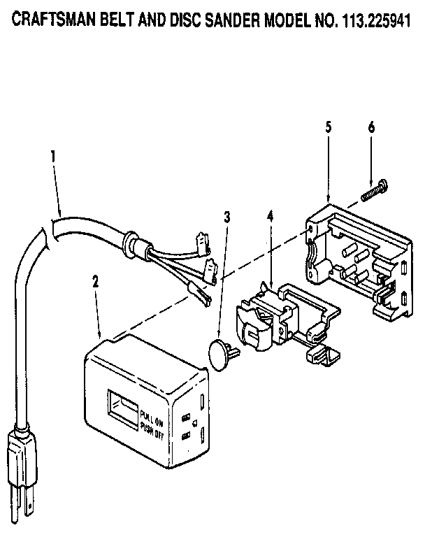 Figure 4 on/off power outlet 60382
