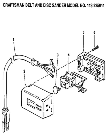Figure 4 on/off power outlet 60382