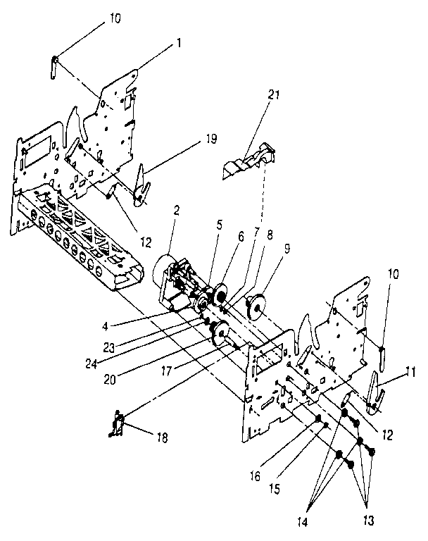Assembly 2: lower frame