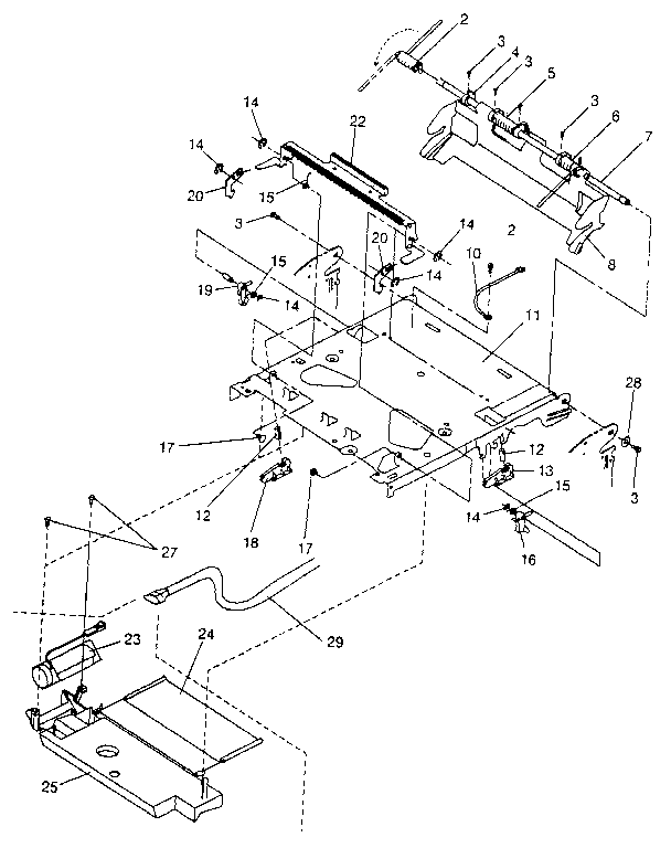 Assembly 4: upper frame
