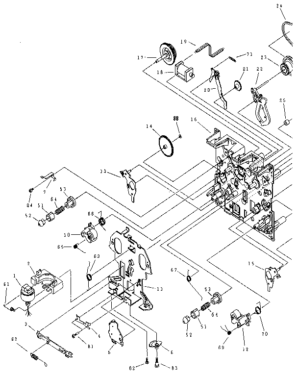 MECHANISM UNIT (DECK 1)