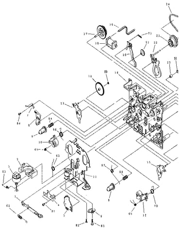 Mechanism unit (deck 11)