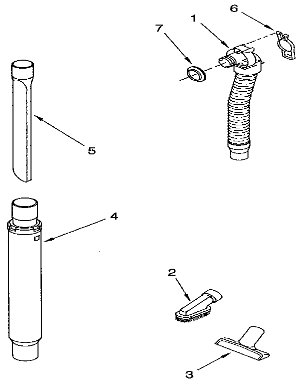 Hose and attachment
