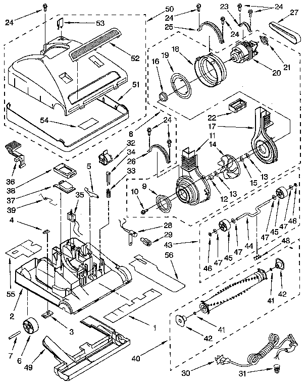 Nozzle and motor