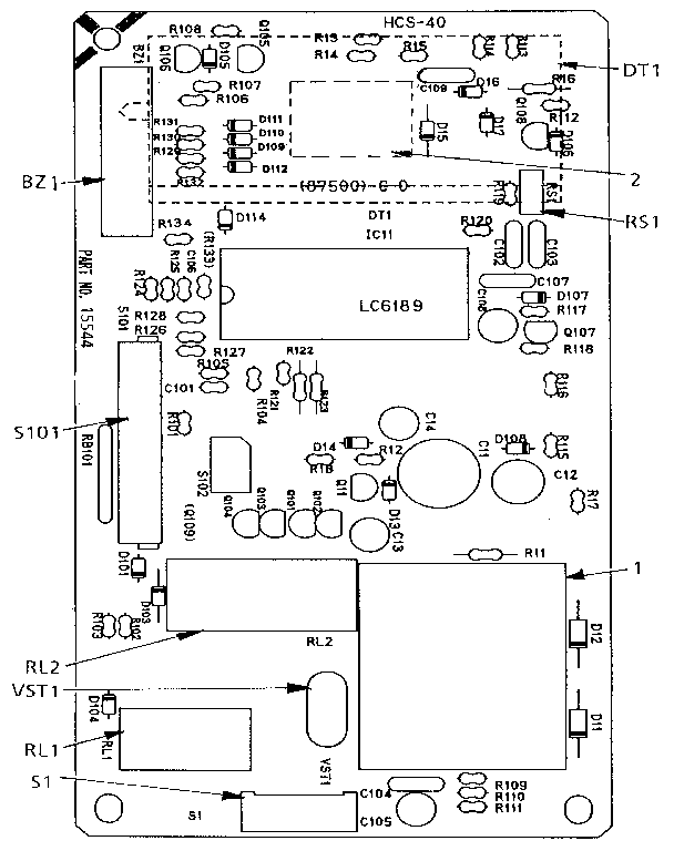 Power and control circuit board