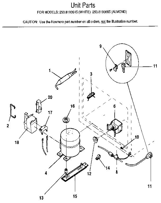 Unit parts