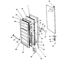 Kenmore 2539226111 door diagram