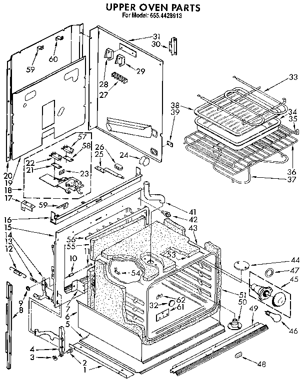 Upper oven