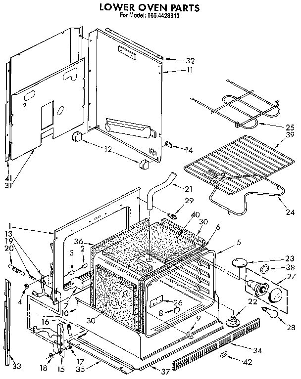 Lower oven