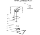 Kenmore 6651350591 motor and drive diagram