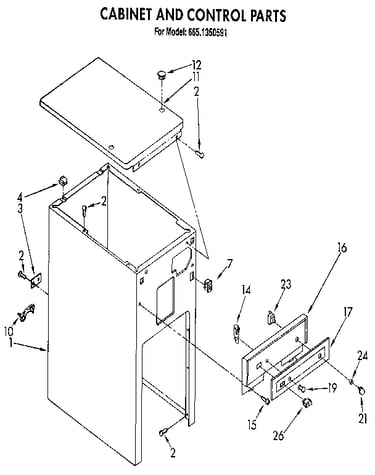 Cabinet and control