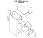 Kenmore 6651340591 panel and control diagram