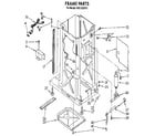 Kenmore 6651350191 frame diagram