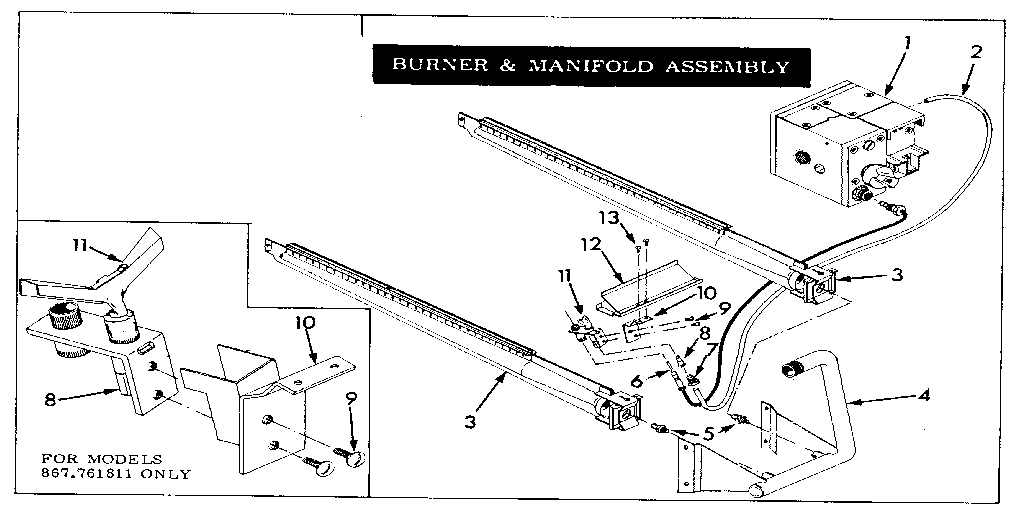 BURNER & MANIFOLD ASSEMBLY