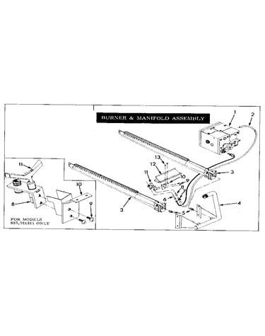 Burner & manifold assembly