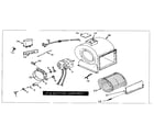 Kenmore 867761811 h-q blower assembly diagram