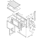 Kenmore 6654438995 cabinet and latch diagram
