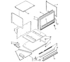 Kenmore 6654438995 microwave cabinet diagram