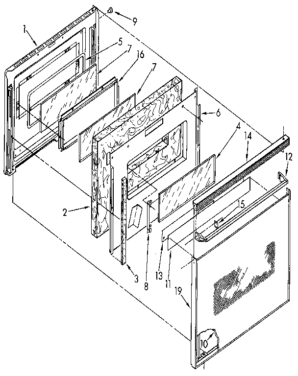 OVEN DOOR