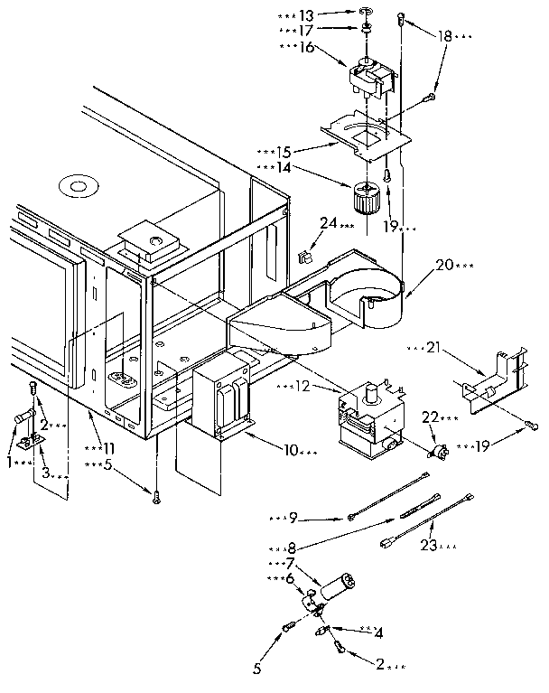 Magnetron and air flow