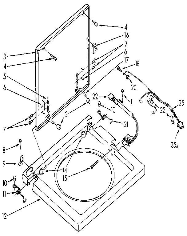 WASHER TOP AND LID