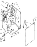 Washer cabinet