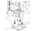 Kenmore 11098618800 machine base diagram
