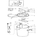 Kenmore 625347211 salt storage tank assembly diagram