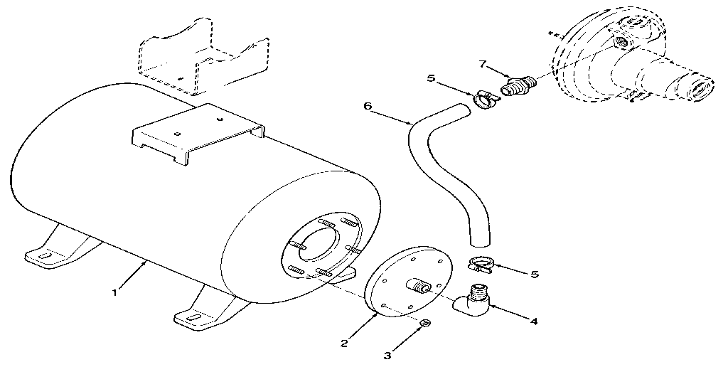 SEARS 1/2 HP SHALLOW WELL WATER SYSTEM (TANK ONLY)