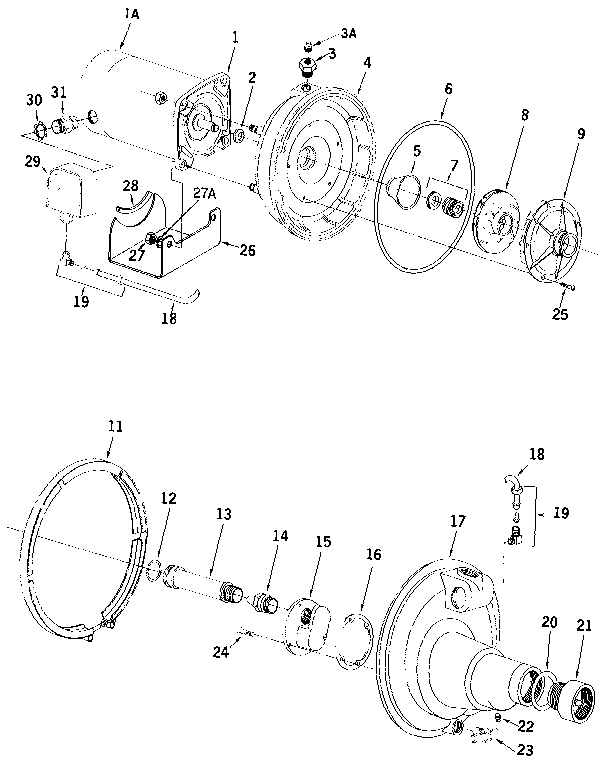 1/2 hp shallow well water system (pump only)